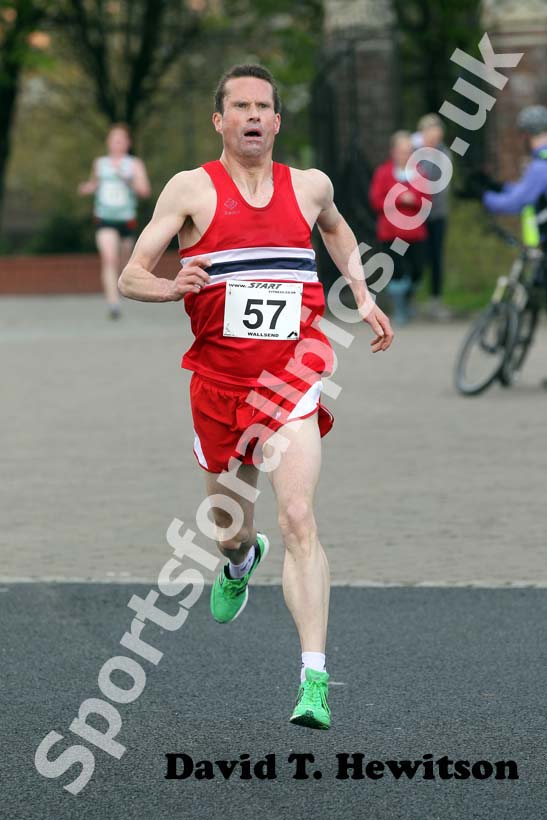 No 57, Terry O'Gara Memorial 5k, Road Race organised by Wallsend Harriers and AC race.